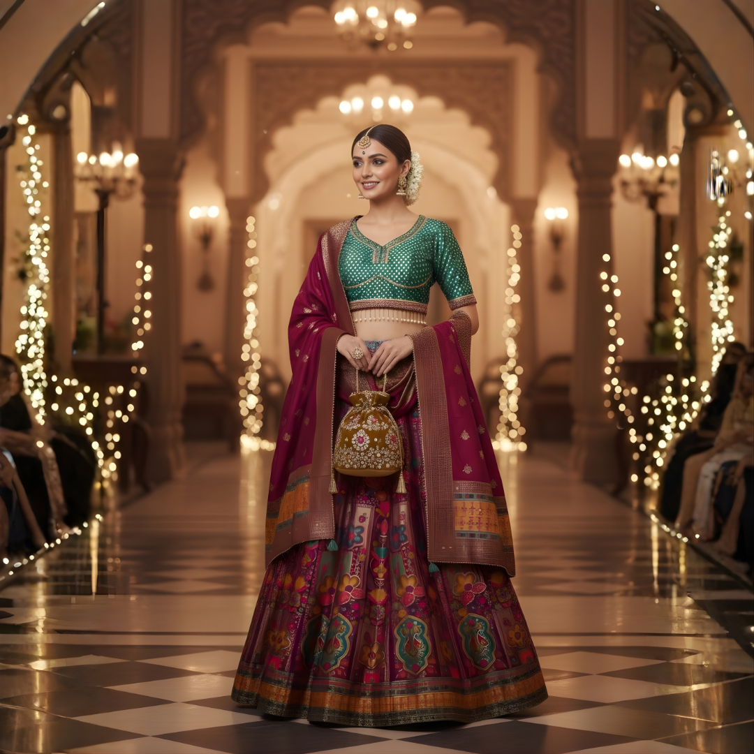 lightweight-banarasi-handwork-lehenga