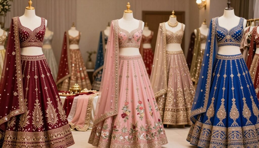 latest lehenga designs for weddings 2023